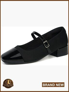 Orthopedic Mary Janes Pumps Low Chunky Heel Dress Shoes for Bunions
